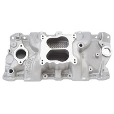 Genuine Edelbrock Performer Rpm Small Block Chevy Q-jet Intake Manifold 7104