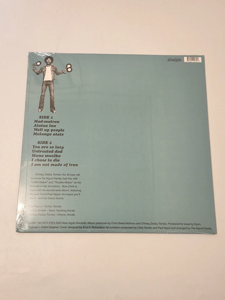 RSD Chrissy Zebby Tembo Ngozi Family I'm Not Made Of Iron Vinyl Record Brand NEW - Image 2 of 3