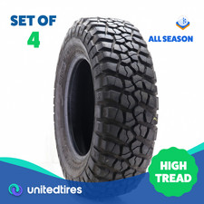 Set Of 4 Used Lt 25575r17 Bfgoodrich Mud-terrain Ta Km2 111108q - 1532 Set Of 4 Used Lt 25575r17 Bfgoodrich Mud-terrain Ta Km2 111108q - 1532