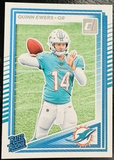 2025 Panini Donruss Quinn Ewers #342 Base Rated Rookie (RC) Miami Dolphins