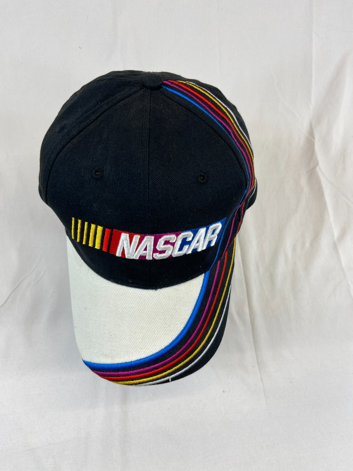 Nascar Baseball Cap Strapback Hat Multicolor Raci… - image 4