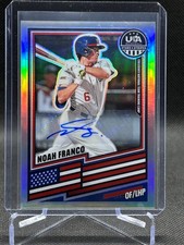 Noah Franco 2026 Panini USA Stars & Stripes PRIZM Auto Card Autograph #134