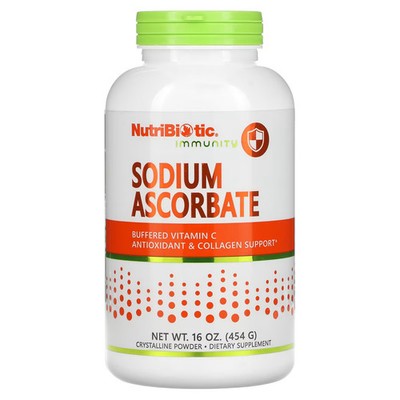 2 X NutriBiotic, Immunity, Sodium Ascorbate, Crystalline Powder, 16 -Worldwide