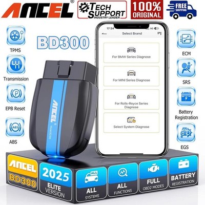 ANCEL BD300 Für BMW Bluetooth Vollsystem-OBD2-Scanner Auto-Diagnosegerät DE