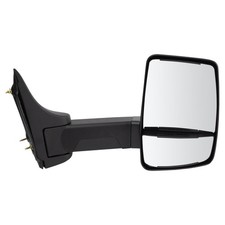 Tow Mirror Manual Textured Black Passenger Rh For Gm Cutaway Van Box Truck