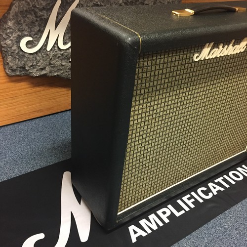 Marshall 1973 JMP 2x12 Speaker Cabinet Model #2045 w/ original cover - Picture 4 of 14
