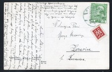 Poland – 2 h. “MSZ” (Młodzież Szkolna” (School Youth) label on 1900’s Postcard