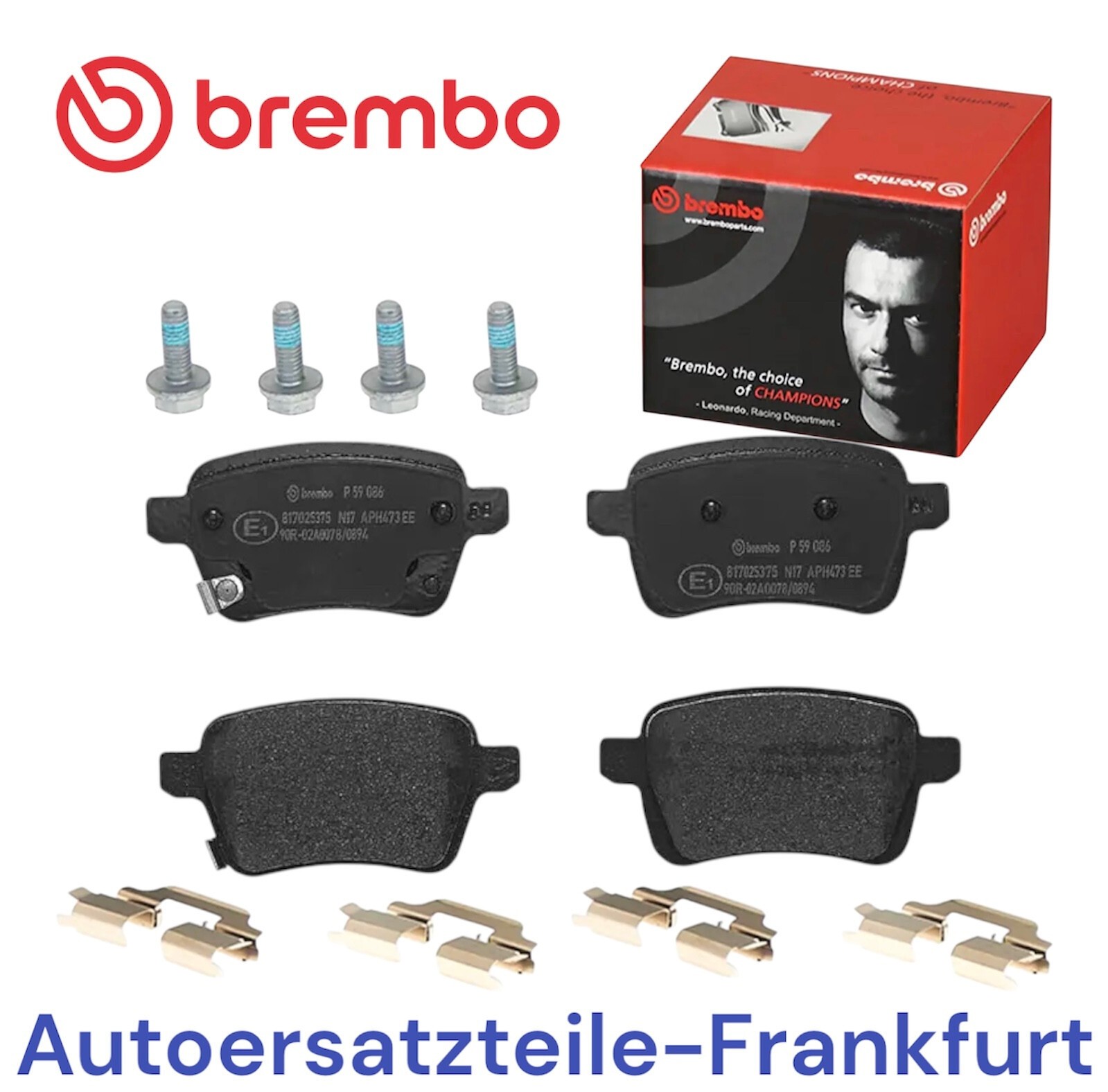 BREMBO Rear Brake Pads for Opel Adam M13, Corsa E, Corsa E Van/Hatchback X15 thumbnail 7