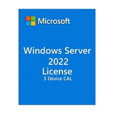 Microsoft Windows Server 2022 License, 5 Device CALs