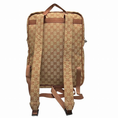 Gucci x MLB NY Yankees GG Monogram Canvas Backpack Daypack Beige