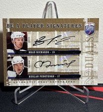 2006-07 Upper Deck BE A PLAYER BRAD RICHARDS RUSLAN FEDOTENKO #D-RF DUAL AUTO