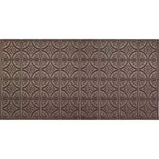 Dimensions 2 Ft. X 4 Ft. Glue up Tin Ceiling Tile in Metallic Bronze