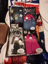 4 - New Gene Doll Costume Outfits Lot, W/COA in Boxes. Ashton-Drake-NRFB