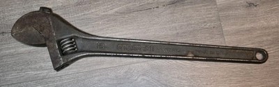 Vintage Crescent Tool Co. 18'' Adjustable Wrench Forged in Jamestown NY USA
