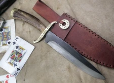 SMALL BOWIE KNIFE GAUCHO WESTERN FRONTIER MOUNTAIN MAN COWBOY  GAUCHO FORGED EDC