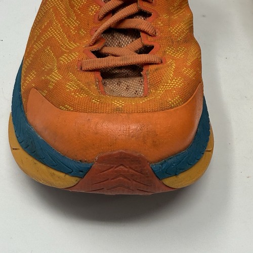 Scarpe da corsa sportive Hoka One One Tecton X sneakers uomo 8,5 D arancione blu - Foto 7 di 21