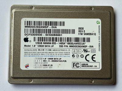 1.8'' 128GB SATA LIF MMD0E28GXMSP-0VA SSD FOR APPLE MACBOOK AIR 2008 Later A1304