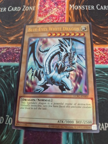 Blue-Eyes White Dragon LCKC-EN001 Ultra Rare Legendary Collection Kaiba