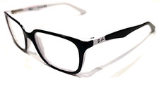 Ray Ban Jr RB1532 3579 Youth Sm Kids Black White Square Eyeglasses 47-15 125 RL