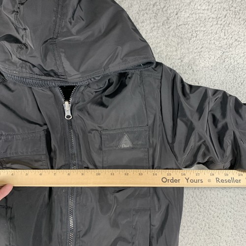 Kids Christian Dior Zip Up Jacket Size 10A Black Lined Bomber Water Repellent - Picture 2 of 15