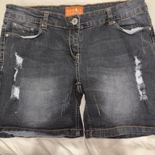 Black Shorts For Women, cut offs, Distressed. Size S/M