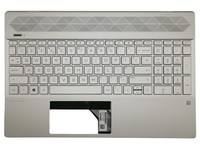 Hp Pavilion 15-CW 15-CS Cover Handauflage Tastatur Silber Beleuchtet L24752-031