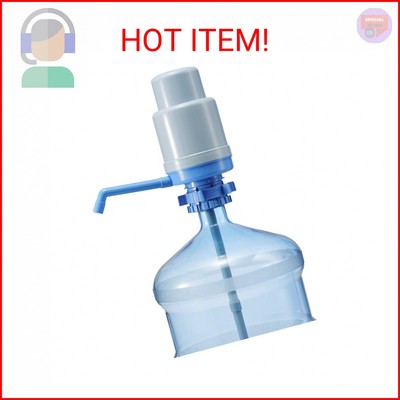 Dolphin Water Pump 8080 - BPA-Free Manual Drinking Water Pump - Fits Most 5-6 Ga