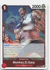 Monkey.D.Garp Foil R Carrying On His Will OP13-016 NM One Piece Trading Card