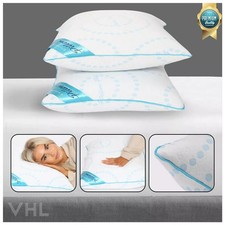 Memory Foam Gel Pillow Orthopedic Cooling Pillow Neck Back Support Medium Firm