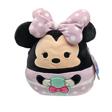 Squishmallows Disney 8" Plush Easter Minnie Mouse Holding Egg Bow New Tags