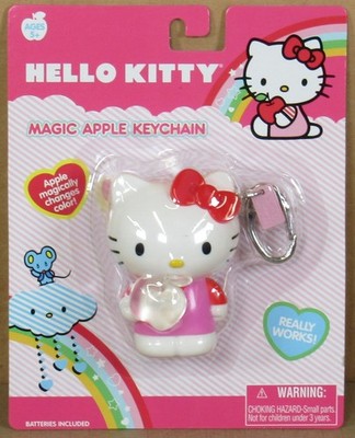 Hello Kitty ''Magic Apple'' Keychain by Basic Fun NIP 2010