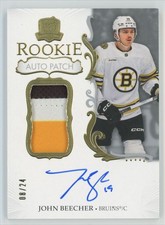 2023-24 UD The Cup Gold RPA Patch John Beecher RC Auto 08/24 #167