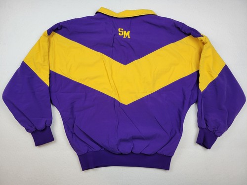 Vintage Sunrise Mountain Lakers Colorway Windbreaker Pullover 1/4 Zip Jacke S - Bild 6 von 12