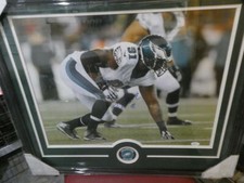 Fletcher Cox Philadelphia Eagles Signed 16x20 framed Photo JSA