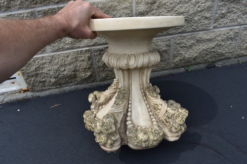Pedestal de estatua de yeso antiguo, antiguo vintage (JC119) chalice co - Imagen 6 de 10