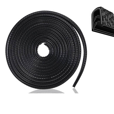 5M / 16Feet Car Rubber Seal Trim Molding Door Edge Lock Protector Weather Strip