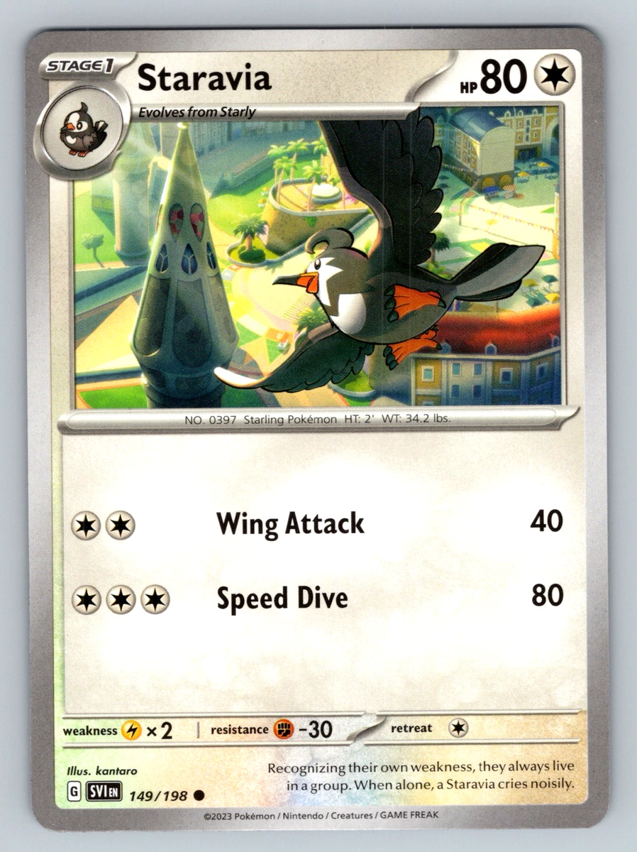 Staravia 149/198 Pokemon Card TCG 2023 | eBay