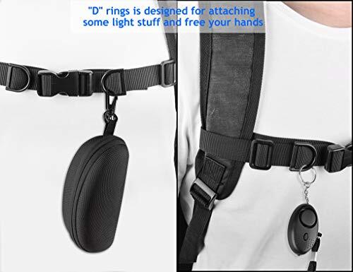 Backpack Chest Strap 2 Pack Heavy Duty Adjustable Backpack Sternum Strap Chest - Picture 4 of 7