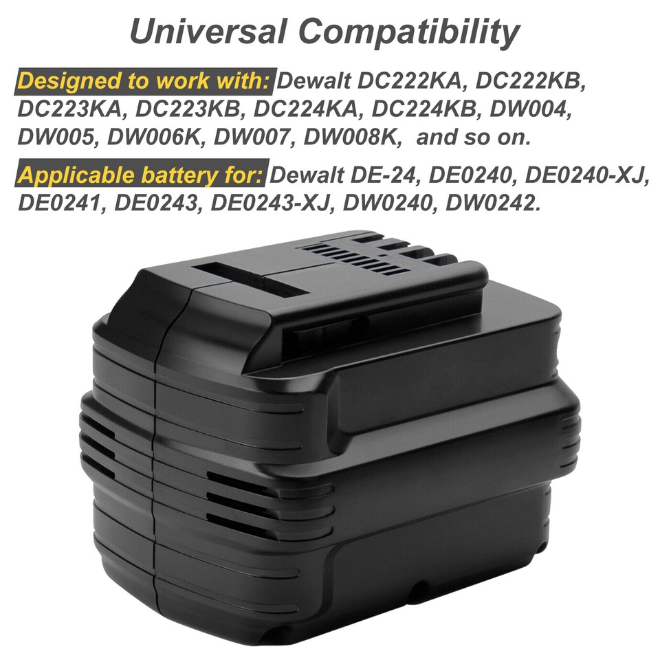 3.5AH 24V Ni-MH Akku Für Dewalt DW0240 DW0242 DW004 DW004K DE0243-XJ DE0240-XJ E - Foto 7