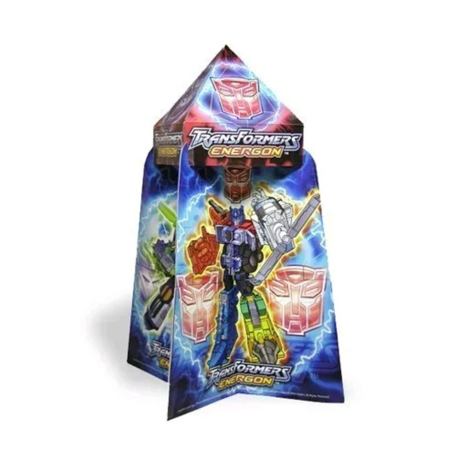 Lote de 3 Transformers Energon Stand-Up Fiesta de Cumpleaños Centro de Mesa Decoración Nuevo en Paquete Foto 2 de 4