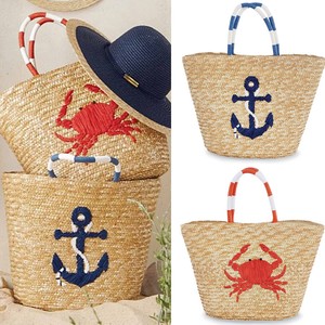 mud pie straw tote