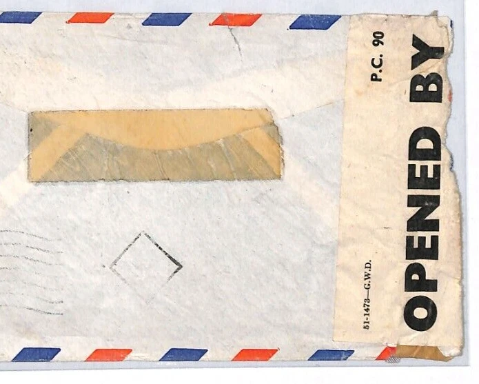 USA WW2 Air NYC Cover BRITISH INTELLIGENCE Oxford Merton College {McNaught}YL245 - Image 4 of 4