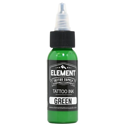 Green Color Tattoo Ink 1oz Professional Color Pigment Element Tattoo Supply