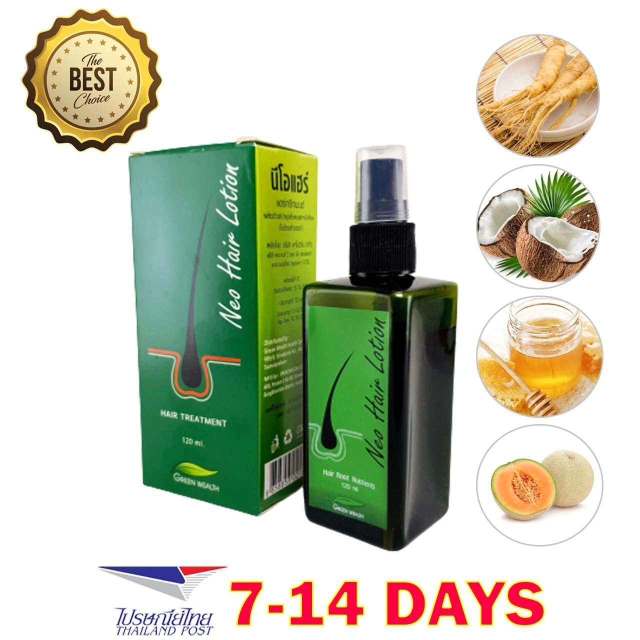 Neo Loss Hair Lotion Treatment 120ml Hair Root Nutrients Beard Growth Natural He
Opens in a new wind