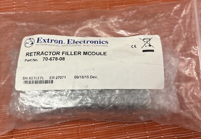 NEW EXTRON Retractor Filler Module For Cable Retraction System 70-678-08
