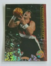 Arvydas Sabonis (Trail Blazers) 1996-97 Stadium Club basketball MATRIX