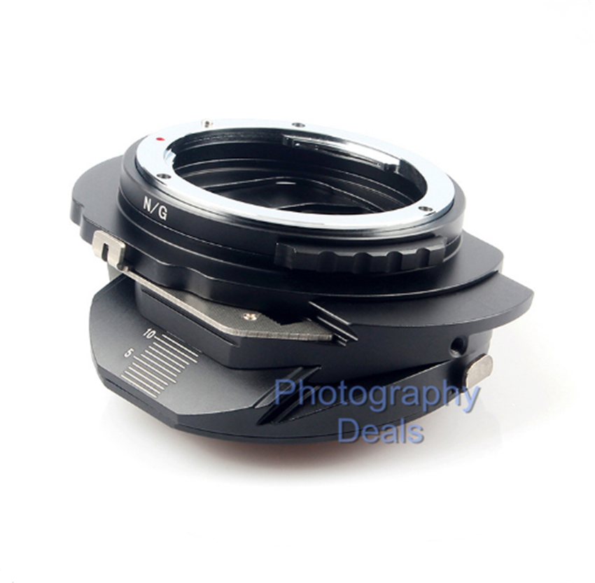 Tilt Shift Lens Adapter for Nikon AI G Mount Lens to For Fujifilm