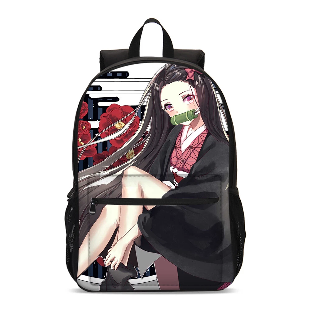 demon Kamado neko Students Backpack, School Bag, Back To School Gift