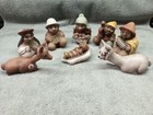 Peruvian Red Clay Pottery Nativity Set Barazorda Cusco Peru — photo 1