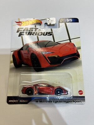 Hot Wheels W Motors Lykan Hypersport Fast and Furious HNW46-B 1/64